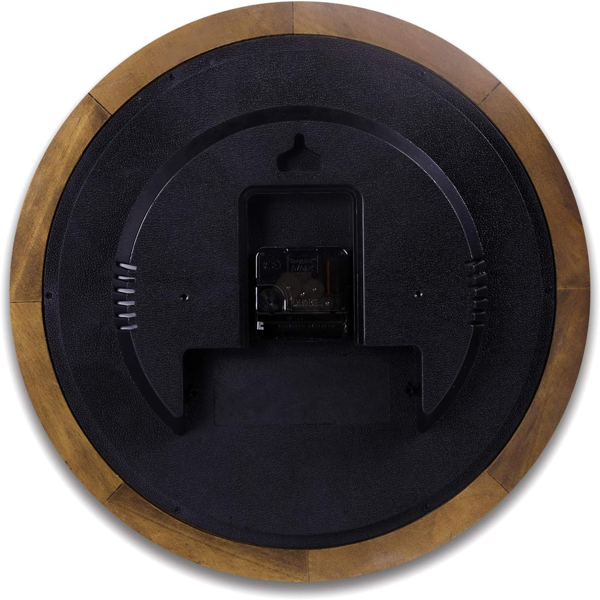14-Inch Silent Wooden Wall Clock With Retro Design