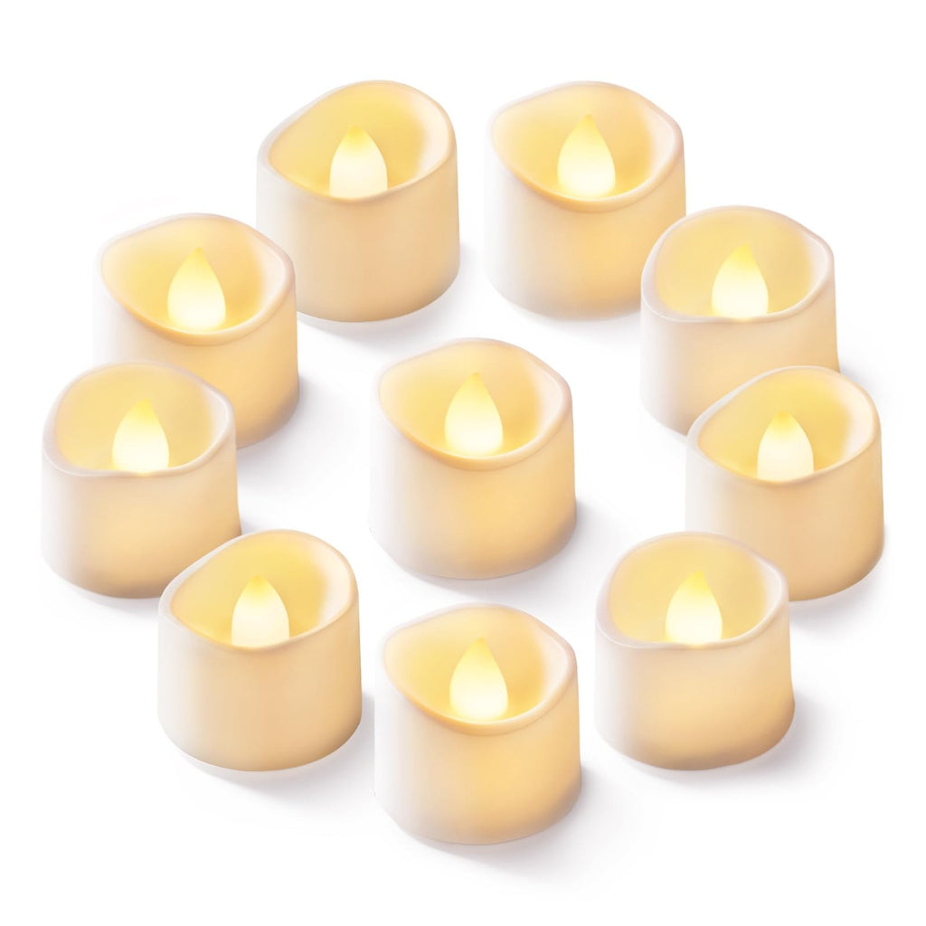 Flameless LED Tea Lights, 24-Pack Flickering Battery Candles